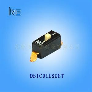 2.54mm IC Type Low Profile DIP Switches 01key (DSIC01LSGET) 1p - Kingtek Industrial Co., Limited - China