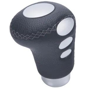 Car Gear Knob Cover 115059 ANMA Plastic Aluminum Leather Universal 500PC MOQ - Shanghai Anma Industry Co., Ltd. - China