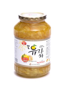 Korea Honey Citron Tea Goheung Yuzu Honey tea Vitamin C Concentrate Lemon Orange Fruit Yuja Tea Jam bottle 1kg - GAVOFARMS - South Korea