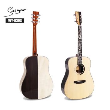Wholesale Folk Musical Instruments Solid Top Acoustic Guitar - Guangzhou Vines Musical Instruments Co., Ltd - China