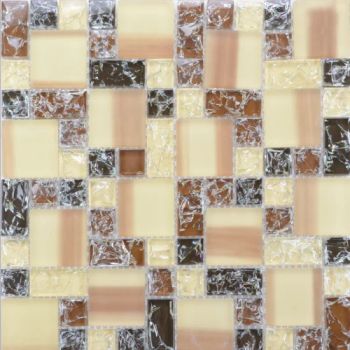 Low Price Glitter Crystal Glass Mosaic Tiles Prices in Egypt Kg/PC 2 Usage Wall Use Widely Color Mixed Shape Square Trademark - Foshan Hanse Industrial Co., Ltd. - China