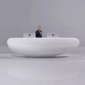 Customized Modern Desks for Cosmetics Store & Nail Salon Reception Desks - Guangzhou Owin Furniture Co., Ltd. - China