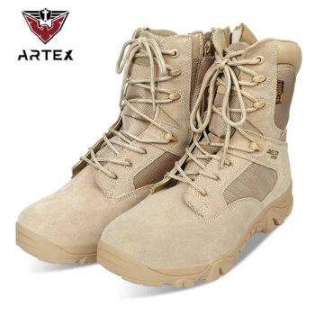 Outdoor Hiking Waterproof Training Combat Boots High-Top Breathable Tactical Boots - China Artex (Guangdong) Corporation Ltd. - China