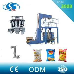 Granule Beans Nuts Sunflower Seeds Grain Rice Fertilizer Net Weight Machine Vibrator Filler Weighing Filling Packing Machine - China SME Group Co., Ltd. - China