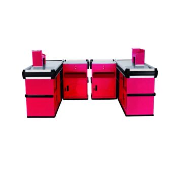High Quality Supermarket Cashier Design Round Checkout Counter - Suzhou Yuanda Commercial Products Co., Ltd. - China