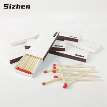 in-Stock Wholesale Aromatherapy Candles, Long-Handled Matches, Extended Cigar Matches, Barbecue, Takeout, Cake Room, Baking Matchboxes - Shanghai Sizhen Trading Co., Ltd - China