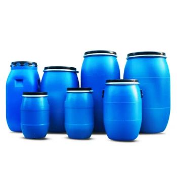 Blue Plastic Drum Storage Containers for Foods/Water/Chemicals/Fuel Packing - Hangzhou Qirui Packaging Co., Ltd. - China