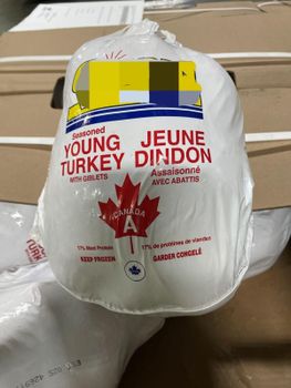 WHOLE TURKEY  Grade A Size 11 up Kg Packaging Details IQF Place of Origin - TRANSACTIVA TRANSPORT I LOGISTICA SL - Spain