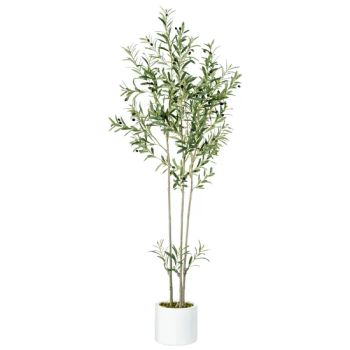 Artificial Olive Trees 5FT Tall Fake Olive Trees for Indoor Faux Plant - Guangdong Senbo Arts & Crafts Co., Ltd - China