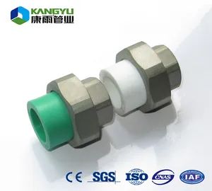 Combination Pipe Accessories Plumbing PPR Pipe Fittings PPR Union Coupling - Shandong Kangyu Pipe Industry Co., Ltd. - China