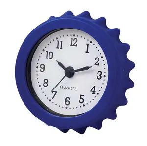 Bottle Cap Shaped Alarm Clock 23044 Analog Single Ring Plastic 15D CE ROHS - Zhangzhou Nox Time Co., Ltd. - China