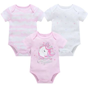 Support to Customize Newborn Toddler Boys Girls Clothes Blank Short Sleeve Oversized Bodysuit Organic Cotton T-Shirt Baby Bubble Romper - Goldely Garment Import and Export Inc. - China