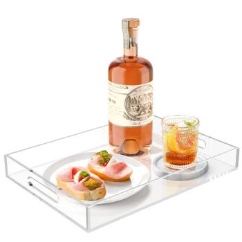 Premium Acrylic Serving Trays with Handles for Home Use - Wenzhou Xybp Cultural Supplies Co., Ltd. - China