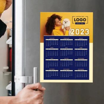 Custom Magnetic Calendar Message Planner Promotion Gift Fridge Flexible Month Weekly Advertising Pet Logo Stickers Refrigerator Magnet - Ningbo Kunpeng Printing Co., Ltd. - China