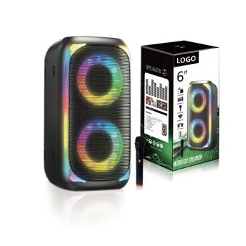 New Style Wireless Connectivity Stereo Sound 6 Speaker Driver Audio Controls Portable Speakers - Guangdong Waigaa Electronics Co., Ltd. - China