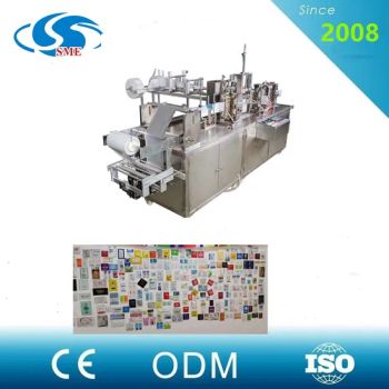 Factory Price High Capacity Alcohol Medical Wet Tissue Wet Wipe Making Machine Auto Facial Wet Wipe Cleansing Wipe Making Machine - China SME Group Co., Ltd. - China