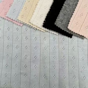 100%Cotton Striped and Dotted Jacquard Fabric Width 185cm Weight 230g Origin China Pattern Jacquard Application Garment Technics Weft Knitting - E-MULT TEXTILE TECHNOLOGY CO.,LTD. - China