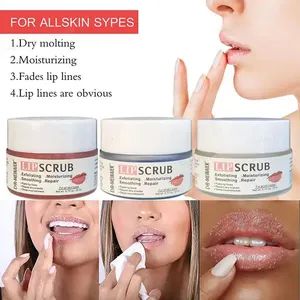 Lip Scrub Fruit Essence Lip Care Exfoliating Lip Moisturizing Cream Lip Repair for Smooth Soft Lips - Guangzhou Yami Beauty Technology Co., Ltd. - China