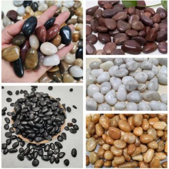 Newstar Colors Natural Washed Pebble Stone Beach Cobbles Natural Landscape Railway Paving and Aquarium Decor Cobbles Pebbles - Newstar (Quanzhou) Industrial Co., Ltd. - China
