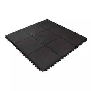 Interlocking Rubber Gym Mats and Flooring, 36" X 36" MOQ 500PCS Model NO. KA104 HS Code 4016910000 Trademark kingrubber Origin Qingdao - Qingdao Kingstone Industry Co., Ltd. - China