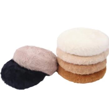 Women's Beret Fashionable Rabbit Fur Warm Hat Outdoor Travel Casual French Hat - YC Clothing Co., Ltd. - China
