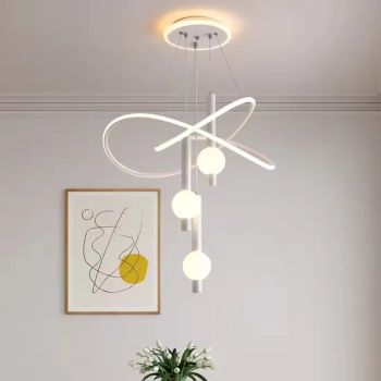 Nordic High-Class Chandelier Lamp for Living Room Bedroom Iron Restaurant Remote Control Chandeliers Pendant Lights Home Decor - Zhongshan iluminize Lighting Co., Ltd. - China