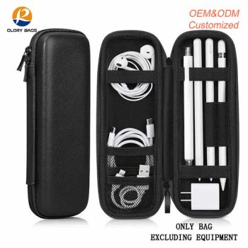 Custom Logo Apple Pencil Carry Case EVA Hard Shell with Pen Accessories USB Cable Earphone Stylus iPad PRO Pen/Pencil Recording Pen Case - Quanzhou Glory Sports Goods Co., Ltd - China