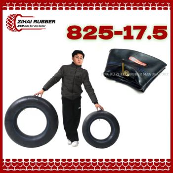 Medium-Duty Auto Part Manufacture Wholesale Ommercial Vehicle Small Trailer Butyl Natural Rubber Truck Bus Tractor Diverse Usages 825-17.5 Inner Tube - Pingdu Zihai Rubber Manufactory - China