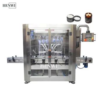 Automatic Hair Shoe Wax Candle Vaseline Solid Perfume Deodorant Heating Mixing Filling Machine - Foshan Henwi Technology Co., Ltd - China