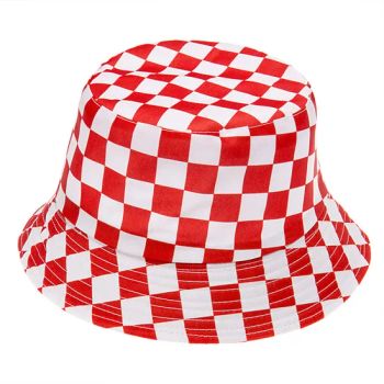 Comfortable Reversible Bucket Hats Checkboard Printing - Con-Star (Tianjin) International Trading Ltd. - China