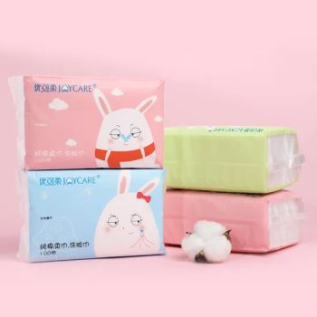 Best Selling High Quality Custom Different Size White Facial Cotton Tissues - AnQing Jiaxin Medical Technology Co., Ltd. - China