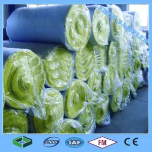 Glass Mineral Wool Insulation Fibreglass Wool Blanket Roll Color Yellow Width 1200mm Length 3m-10m Origin Nanjing Diameter - Nanjing Hairui Heat Preservation Material Limited Liability Company - China