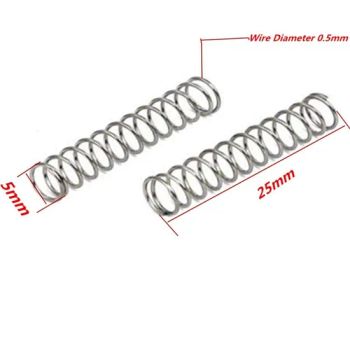 Metal Compression Spring 0.5x5x25mm Cylinder Hot Roll 7 1Y MOQ100 - Cixi Zhouxiang Huifeng Spring Factory - China