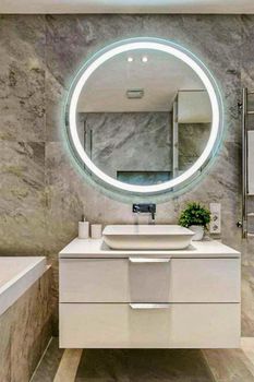 Wall Hung Vanity Wash Basin Top Surface Marble Basin Type Wall Hung Material Hdhmr Board Customization Option As Per Client - Makrana Home Decor - India