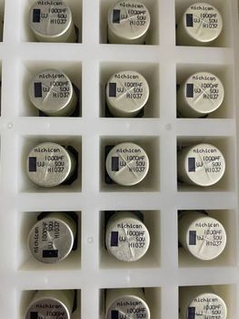 50 V 1000UF NICHICON MAKE Aluminum Electrolytic Capacitors Size 18*20 Tolerance 20 Voltage 50 V make Nichicon Polarity - Electrotrades - India