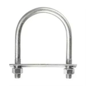 U-Bolt Factory Price Steel with Nuts Bent U Bolt Carbon Fastener China Color-Zinc and Nut Manufacturer High Quality Duty - Chengdu Jingbang Technology Co., Ltd. - China