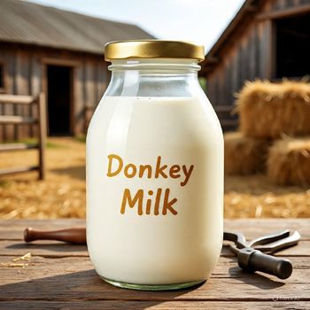 Donkey milk Purity 100% Pure Form Liquid And Powder Intended Use Suitable For All Ages Processing Method Hygienically - India - India