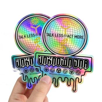 Custom Glossy Matte Finish Die Cut Holographic Stickers Custom Logo Promotional Business Stickers - Yiwu Ruoshen Technology - China