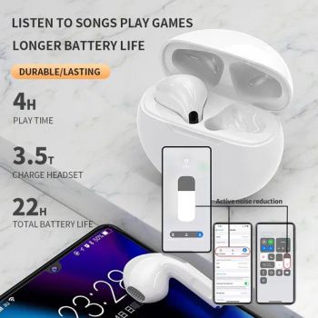 High Quality PRO6 Wireless Earbuds with Dual Mic Clear Call Earphone - Chaozhou Chengying Technology Co., Ltd - China