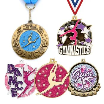 Custom Blank Insert Medals Christmas Dancing Festival Kids Club Dance Medals - Zhongshan Peakeen Gifts Supply Chain Co., Ltd. - China