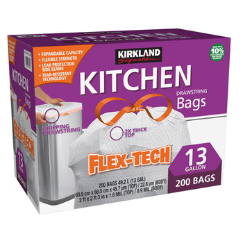 Kirkland Signature Heavy Duty Kitchen Trash Bags with Secure Drawstring Closure - N.G westen holding B.V - Netherlands