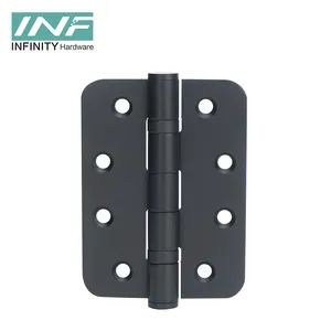 Home Door Windows Hardware Accessory 304 201 Stainless Steel Metal Brass Round Corner Spring Butt Pivot Wooden Door Hinge - Jiangmen Infinity Import and Export Co., Ltd. - China