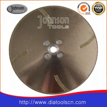 Electroplated Marble Cutting Circular Saw Width 3mm Flange M14 Model NO. 9.2.4 Specification GB HS Code 82023910 Diameter 7"(180mm) - Johnson Tools Manufactory Co., Ltd. - China