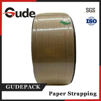 Green Compostable Cotton Paper Strapping for Textile and Garment Bales Compliant with EU Packaging Directive - Linyi Gude Packaging Products Co., Ltd. - China