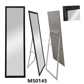 Living Room Square Floor Big Size Black Full Body Rectangle Shape Dressing Full Length Floor Stand Mirror - Ningbo Hongchuang Commodity Co., Ltd. - China