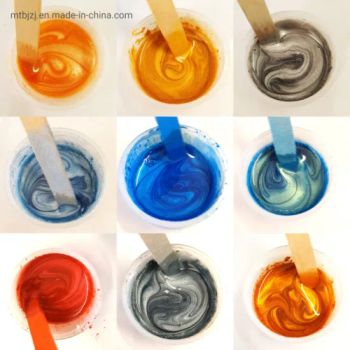 Metallic Mica Pigment for Epoxy Floor Coating Method Mix Color Black Level All Layers Trademark MTBJZJ Material Pigment Substrate - SHENZHEN MEITAIBANG CHEMICAL CO., LTD. - China