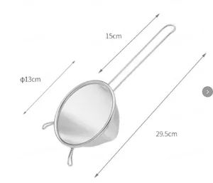 Filtering Soy Milk Fruit Juice Fish Soup 304 Stainless Steel Double-Ear Strainer - Guangzhou Chenquan Technology Co., Ltd. - China