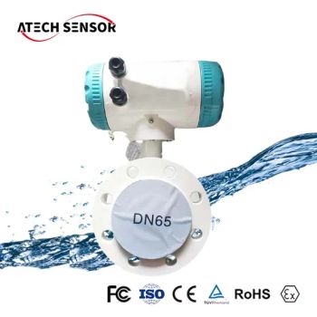 Ferric Chloride Flow Meter Sulfuric Acid Hydrogen Sulfide F46 Corrosive Liquid Flow Meter - Atech Sensor Co., Ltd - China