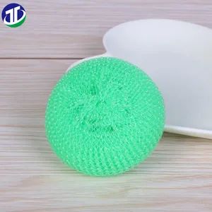 Pet/PP Fibre Woven Plastic Clean Pots Pans Dishes and Brushes Scouring Pads Sponges - Linyi Jiebaili Commodity Co., Ltd. - China