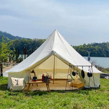 Camping Yurt Glamping Bell Tents Luxury Tent Custom OEM Family Bell Tent - Guangxi Nanning Xiazhisong International Trade Co., Ltd. - China